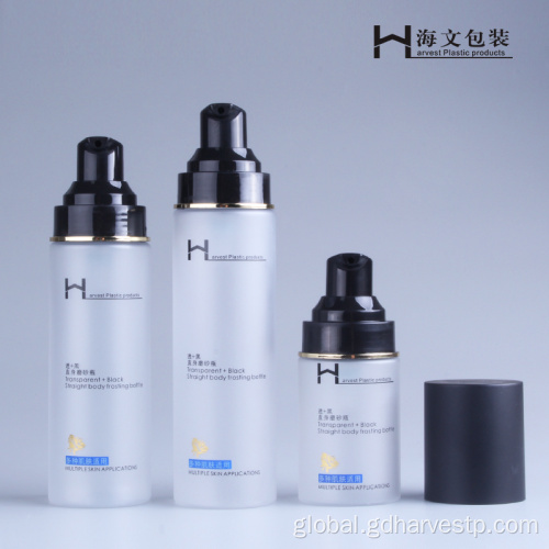 Lotion Pump Bottle Cosmetic Plastic Matte Transparent Dispenser Pump Lotion Supplier